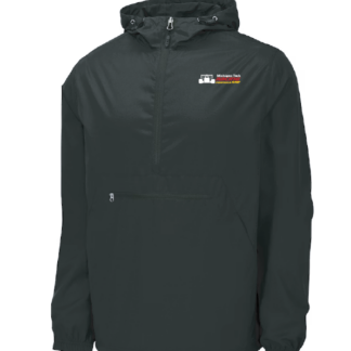 Unisex Packable Anorak - Black